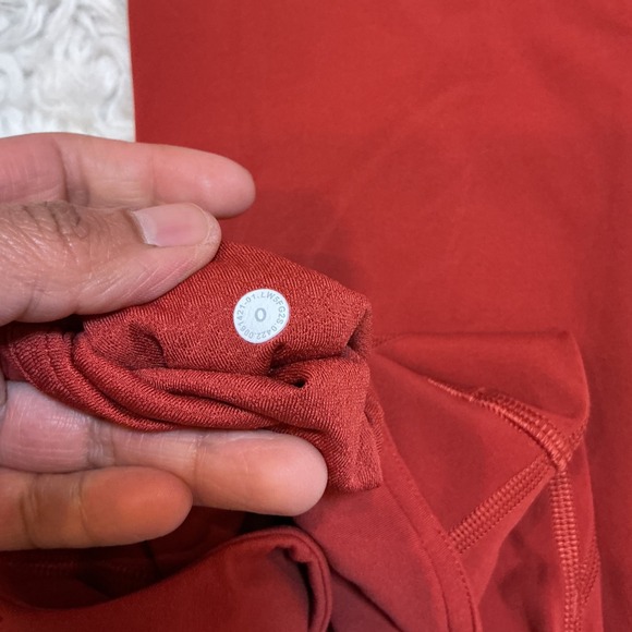 Lululemon Groove Super-High-Rise Flared Pant Womens 0 Red Excellent Nulu Yoga - Picture 4 of 6